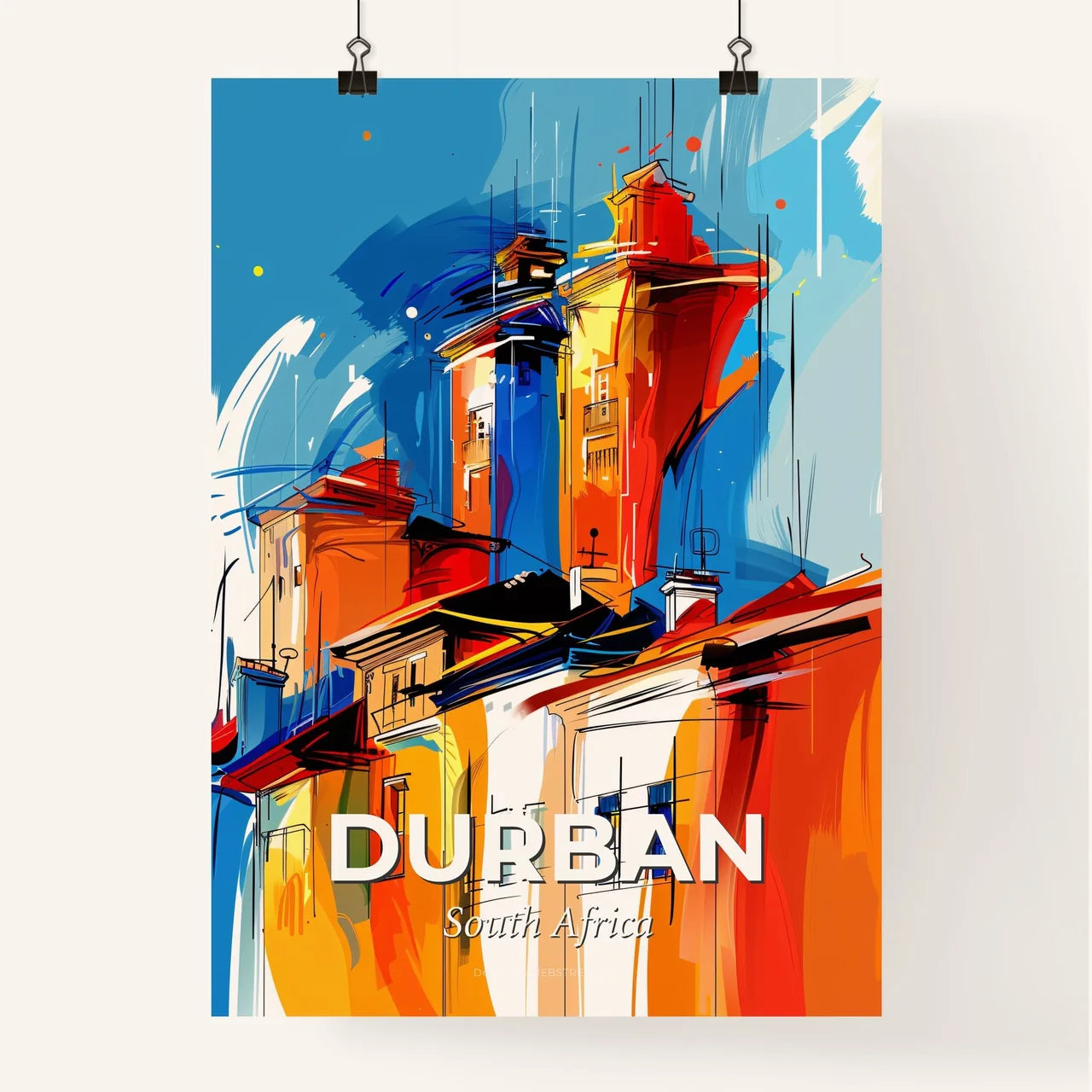 Vibrant Durban, South Africa Poster