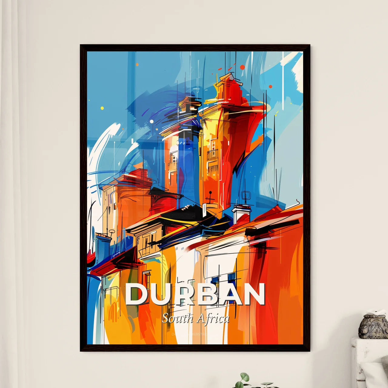Vibrant Durban, South Africa Art Print