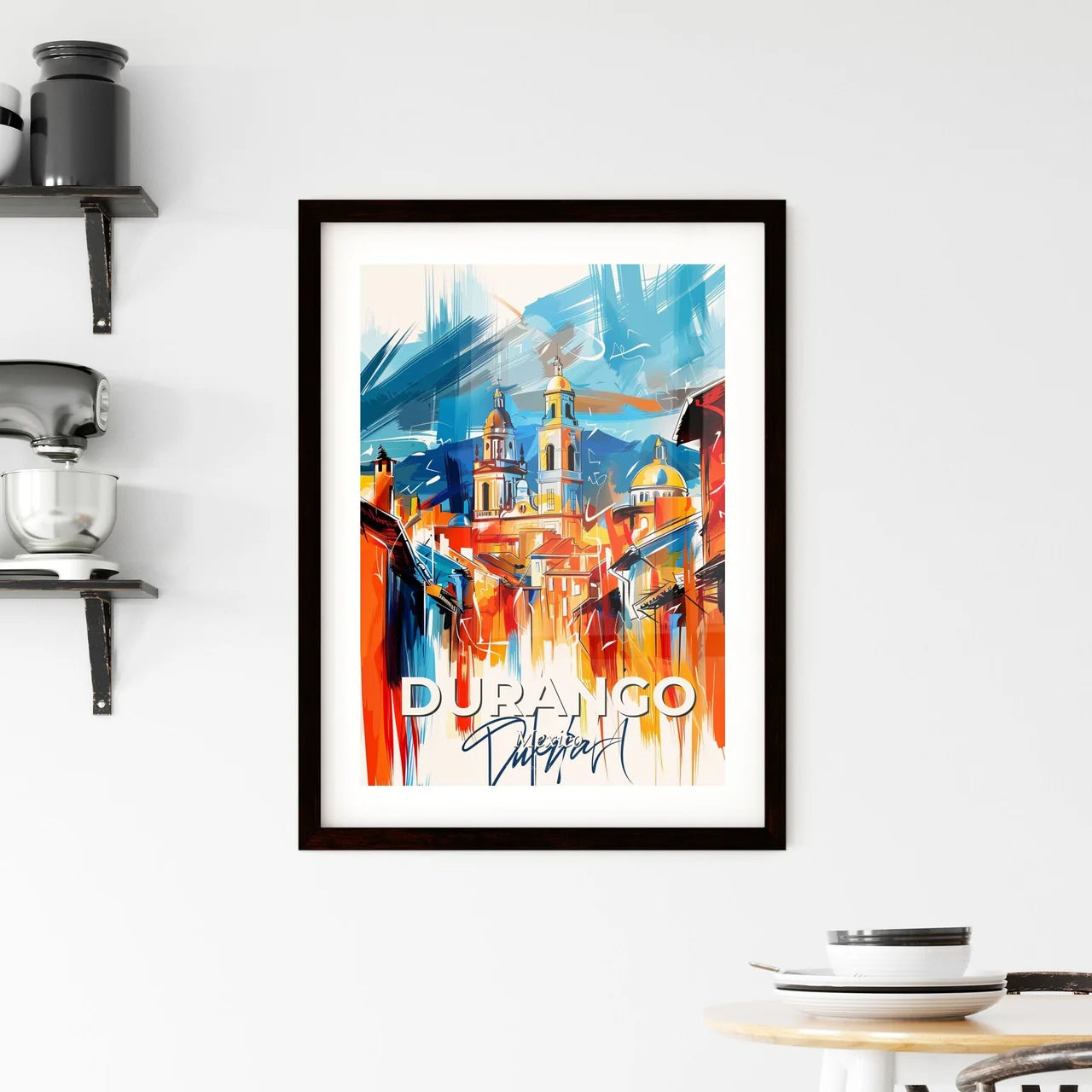 Vibrant Durango, Mexico Framed Print