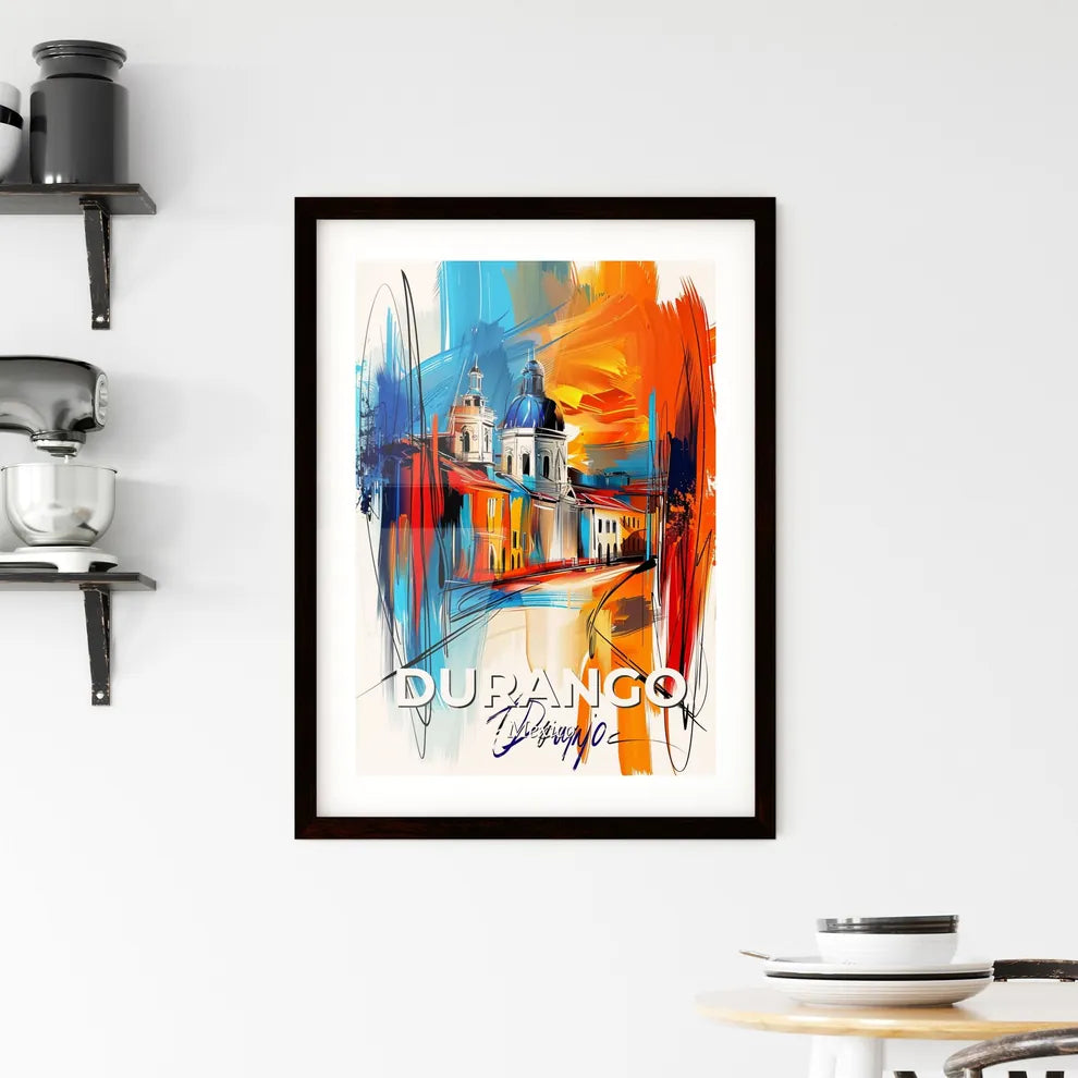 Vibrant Durango, Mexico Framed Print