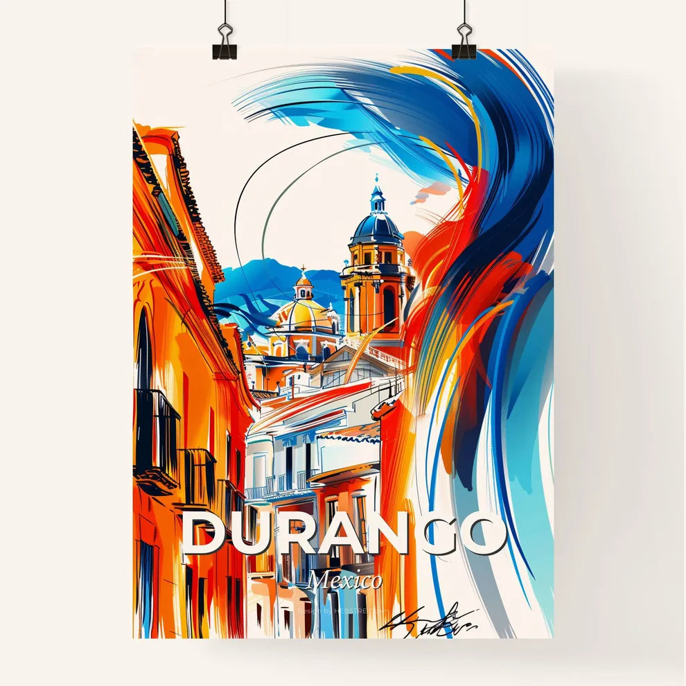 Vibrant Durango, Mexico Poster