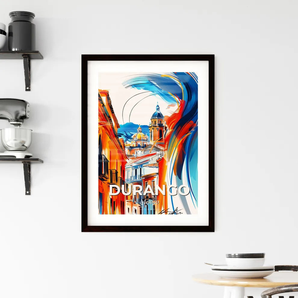 Vibrant Durango, Mexico Framed Print