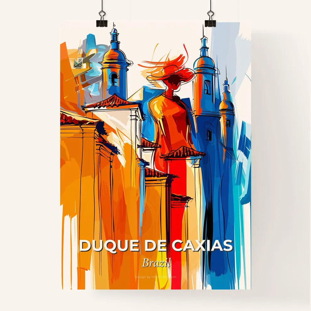 Vibrant Duque De Caxias, Brazil Poster