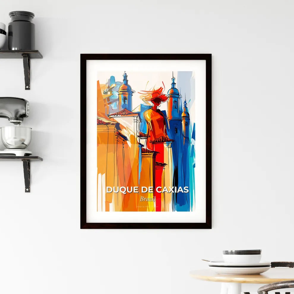 Vibrant Duque De Caxias, Brazil Framed Print