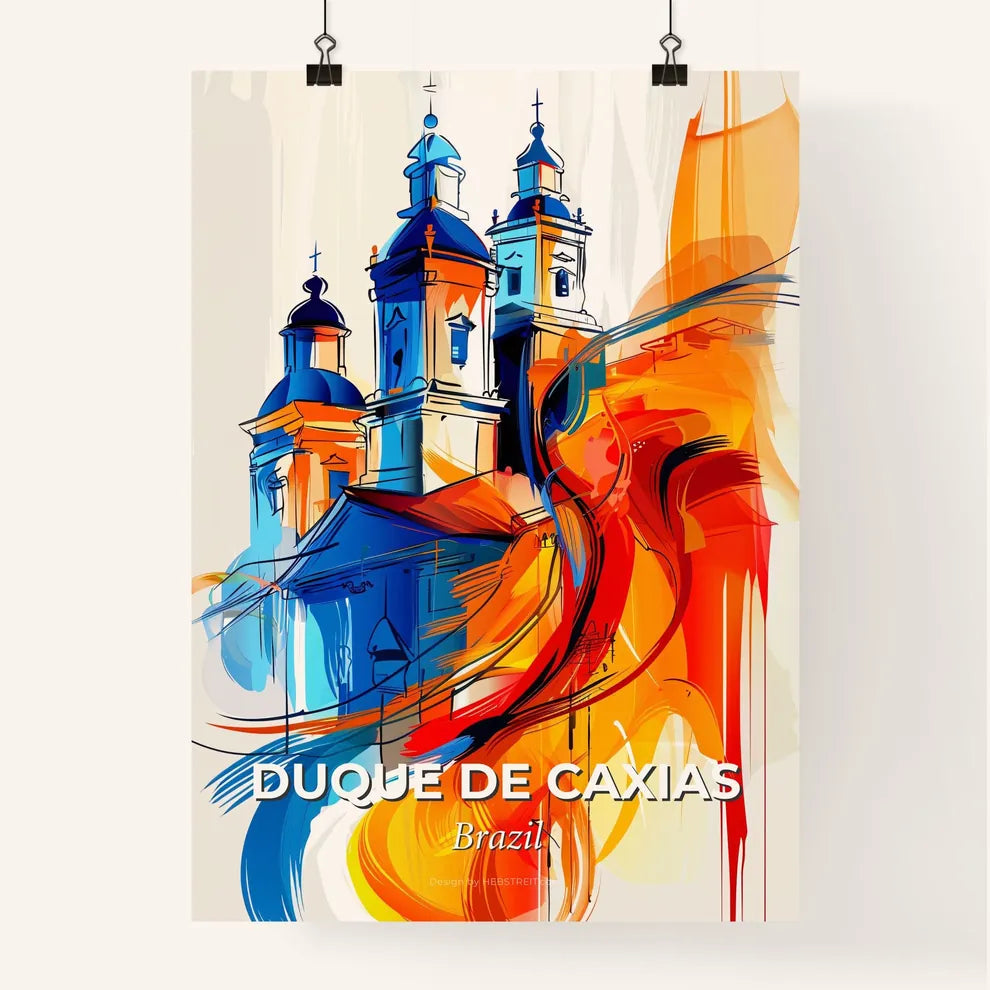 Vibrant Duque De Caxias, Brazil Poster