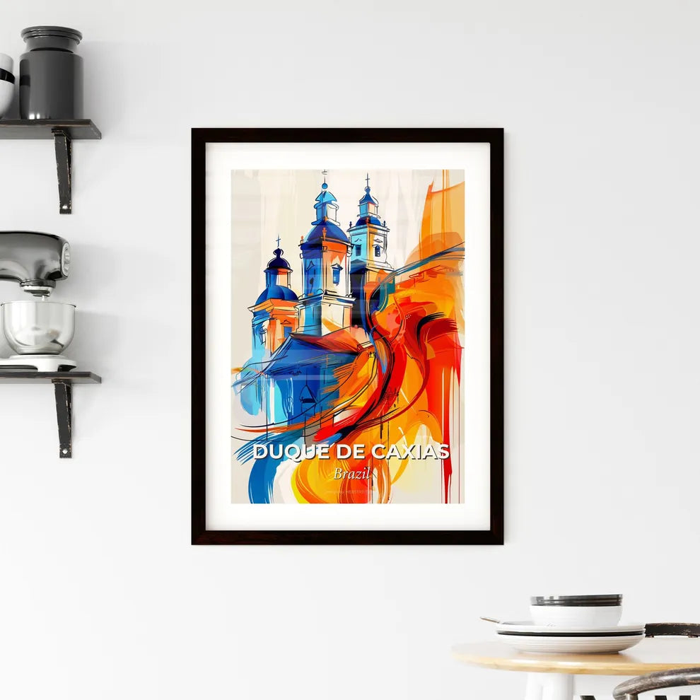 Vibrant Duque De Caxias, Brazil Framed Print