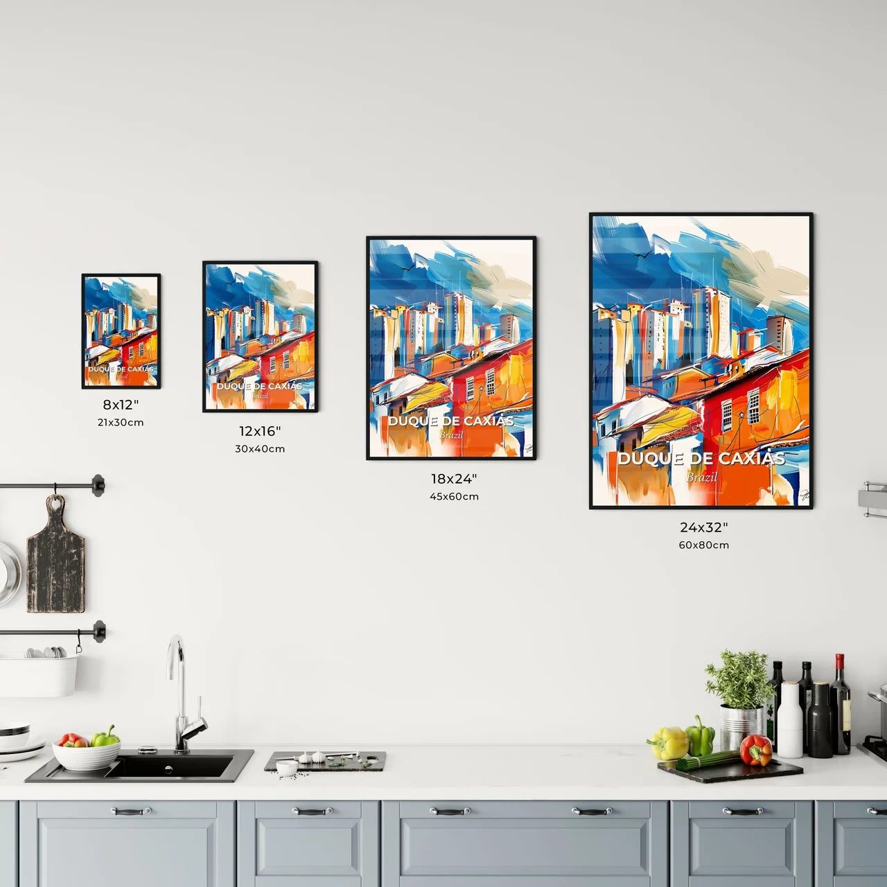 Vibrant Duque De Caxias, Brazil Kitchen Art
