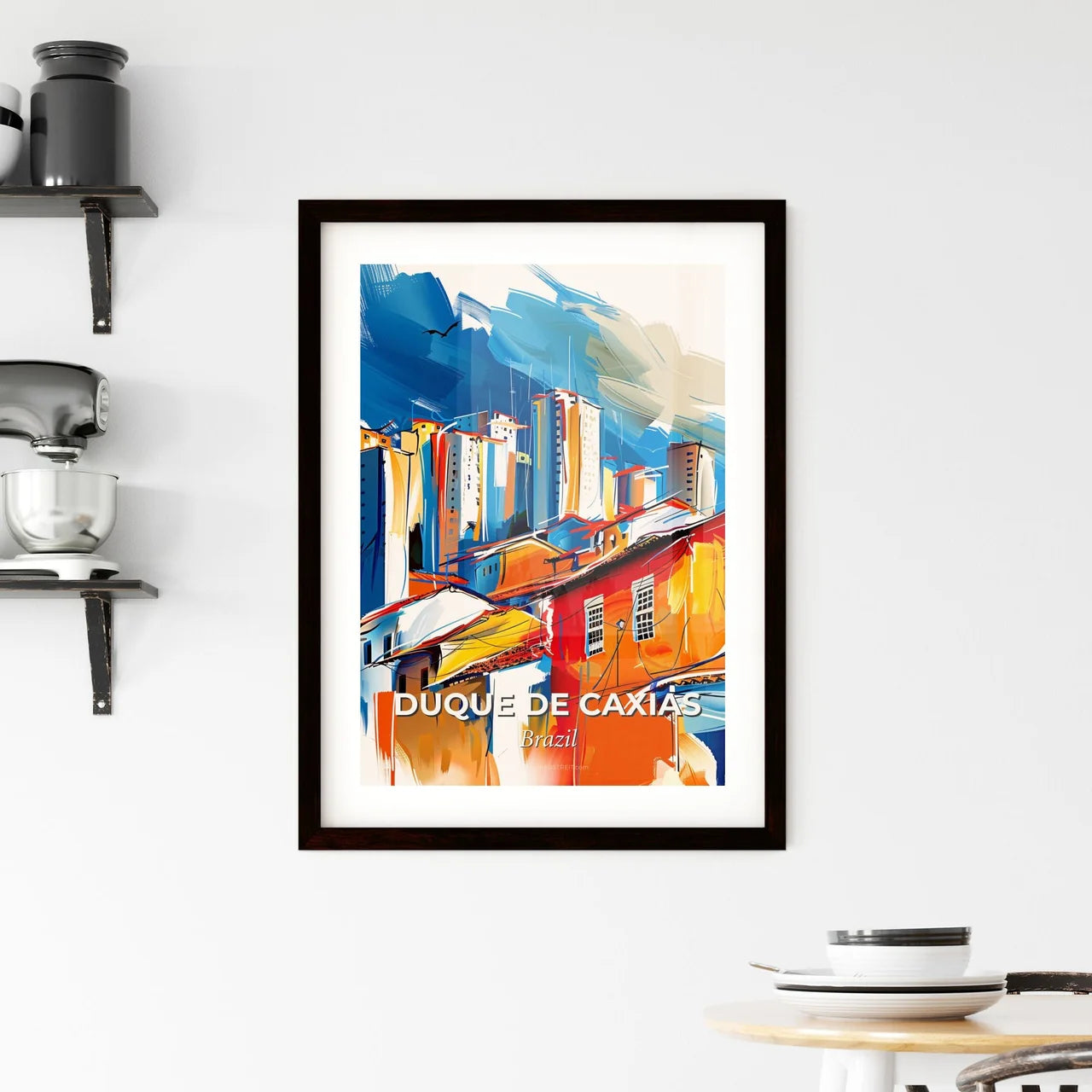 Vibrant Duque De Caxias, Brazil Framed Print