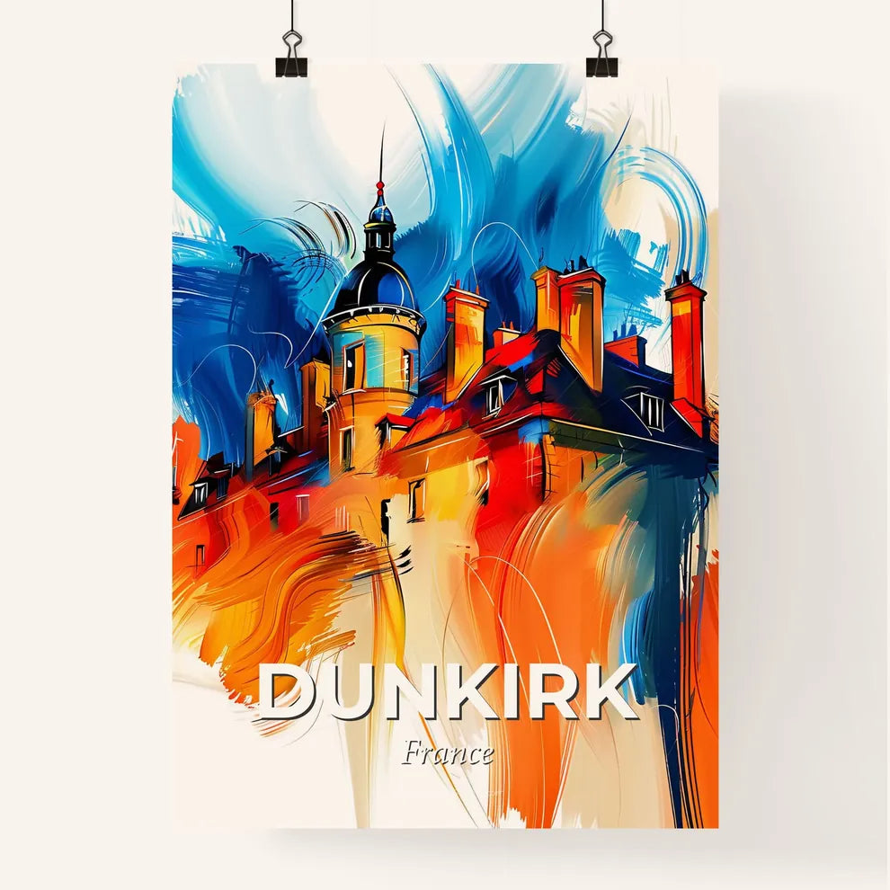 Vibrant Dunkirk, France Poster
