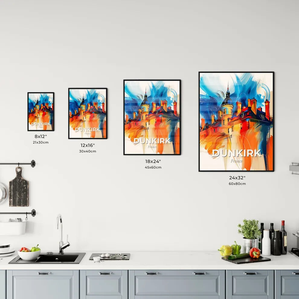 Vibrant Dunkirk, France Kitchen Art