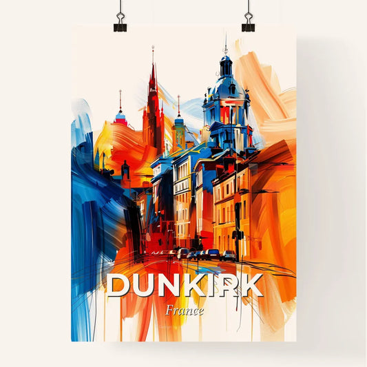 Vibrant Dunkirk, France Poster
