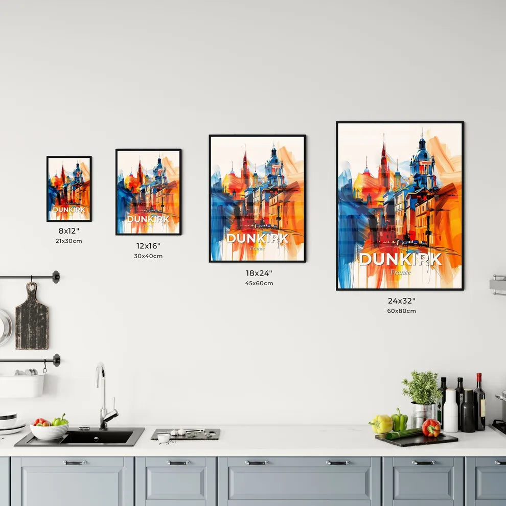 Vibrant Dunkirk, France Kitchen Art