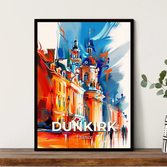 Vibrant Dunkirk, France Art Print