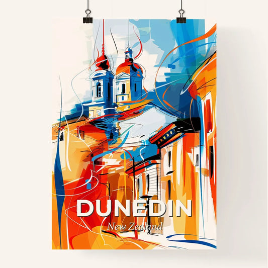 Vibrant Dunedin, New Zealand Poster