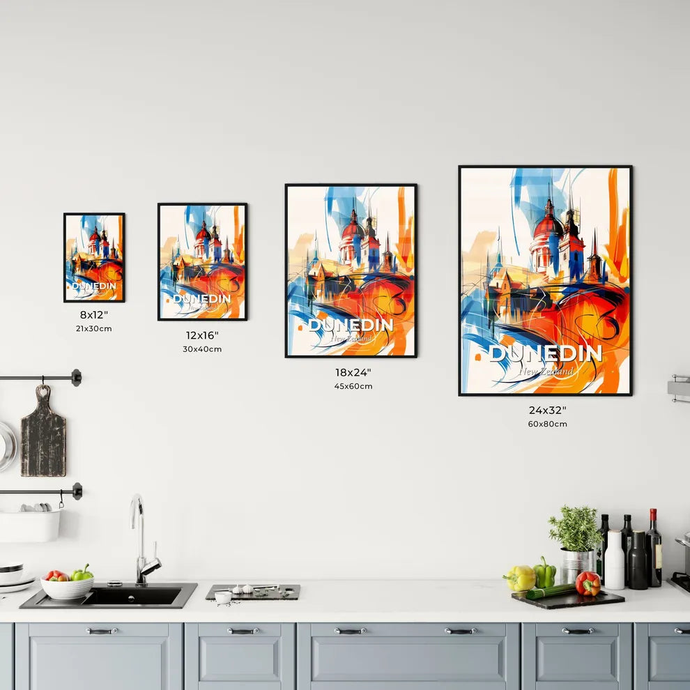 Vibrant Dunedin, New Zealand Kitchen Art