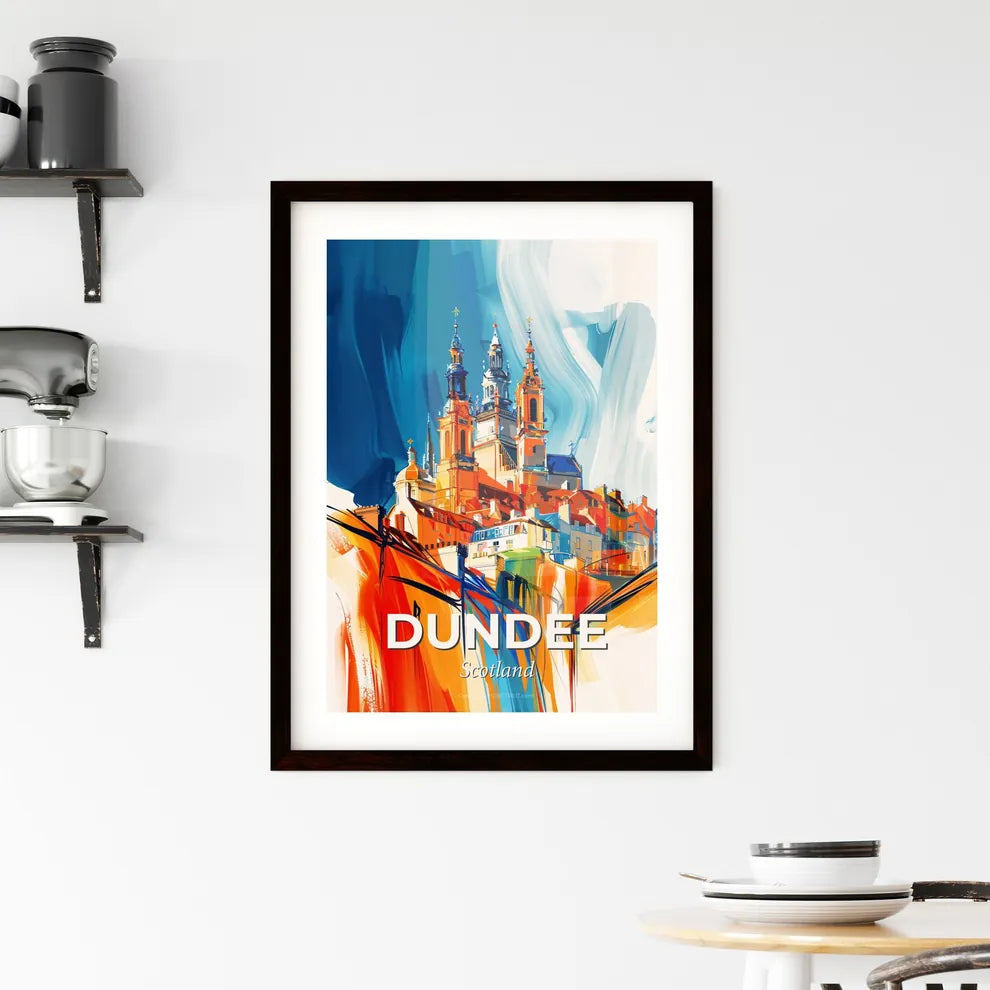 Vibrant Dundee, Scotland Framed Print