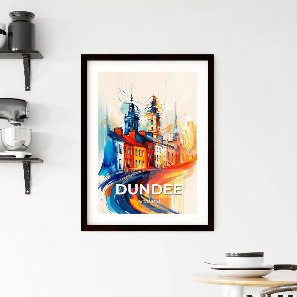 Vibrant Dundee, Scotland Framed Print
