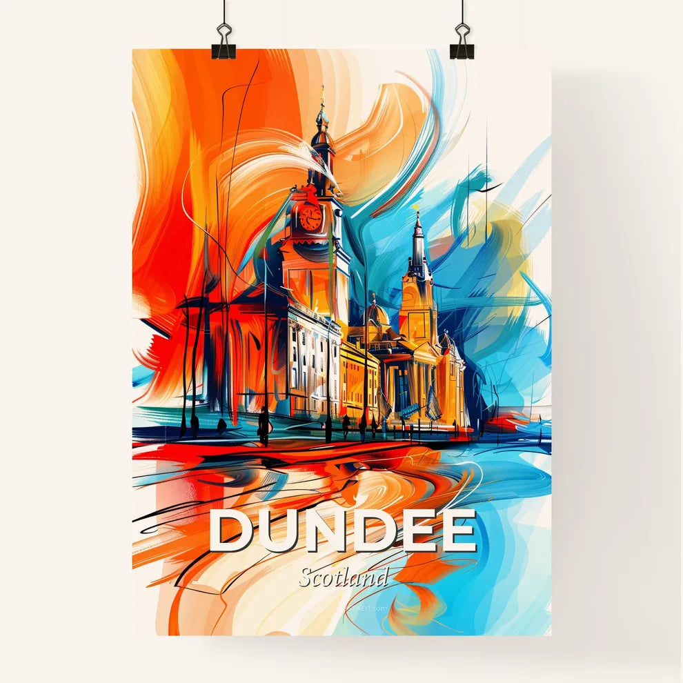 Vibrant Dundee, Scotland Poster