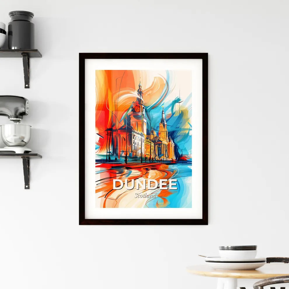 Vibrant Dundee, Scotland Framed Print