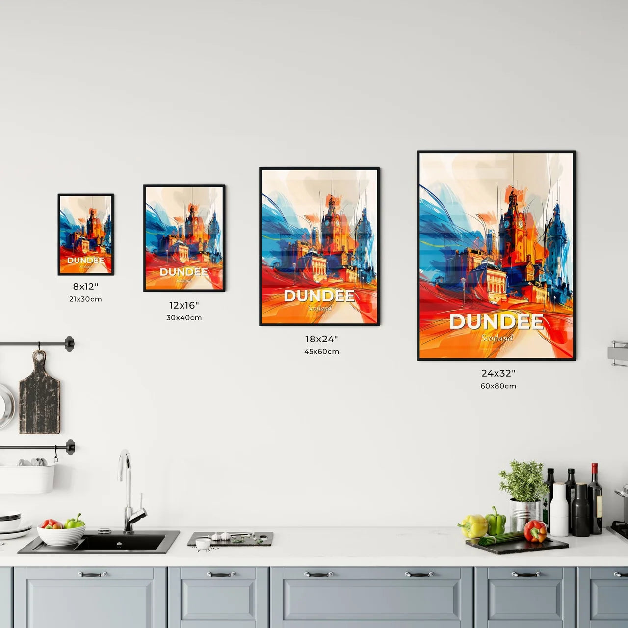 Vibrant Dundee, Scotland Kitchen Art