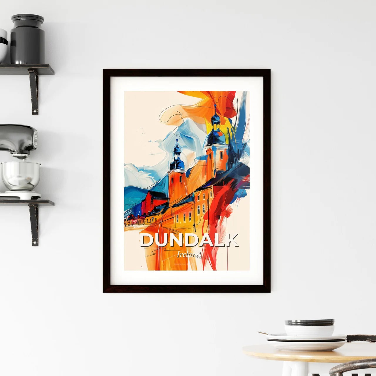 Vibrant Dundalk, Ireland Framed Print