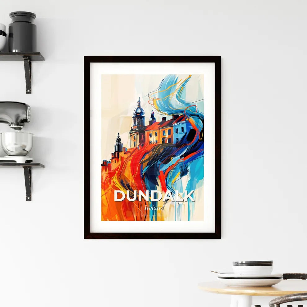 Vibrant Dundalk, Ireland Framed Print