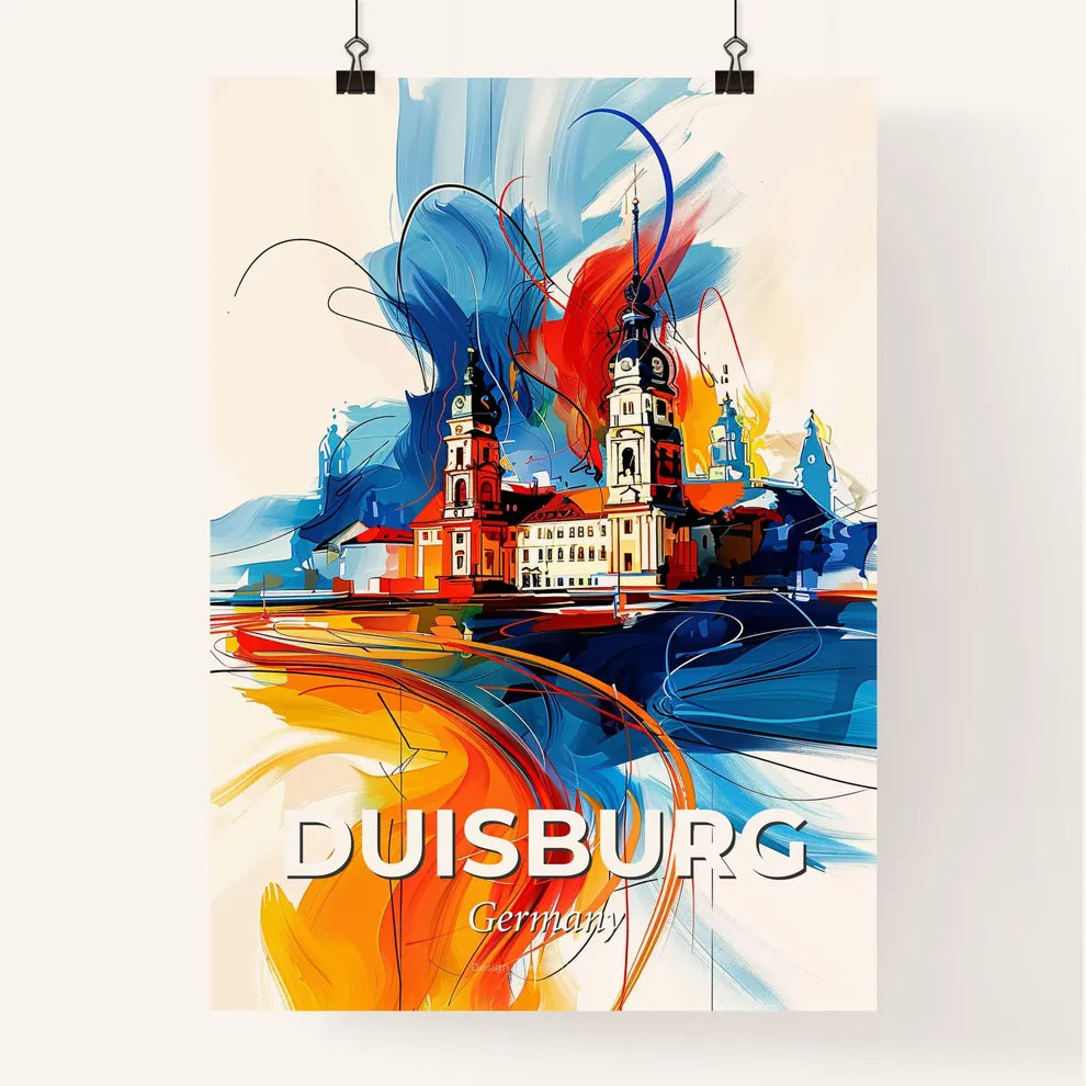 Vibrant Duisburg, Germany Poster