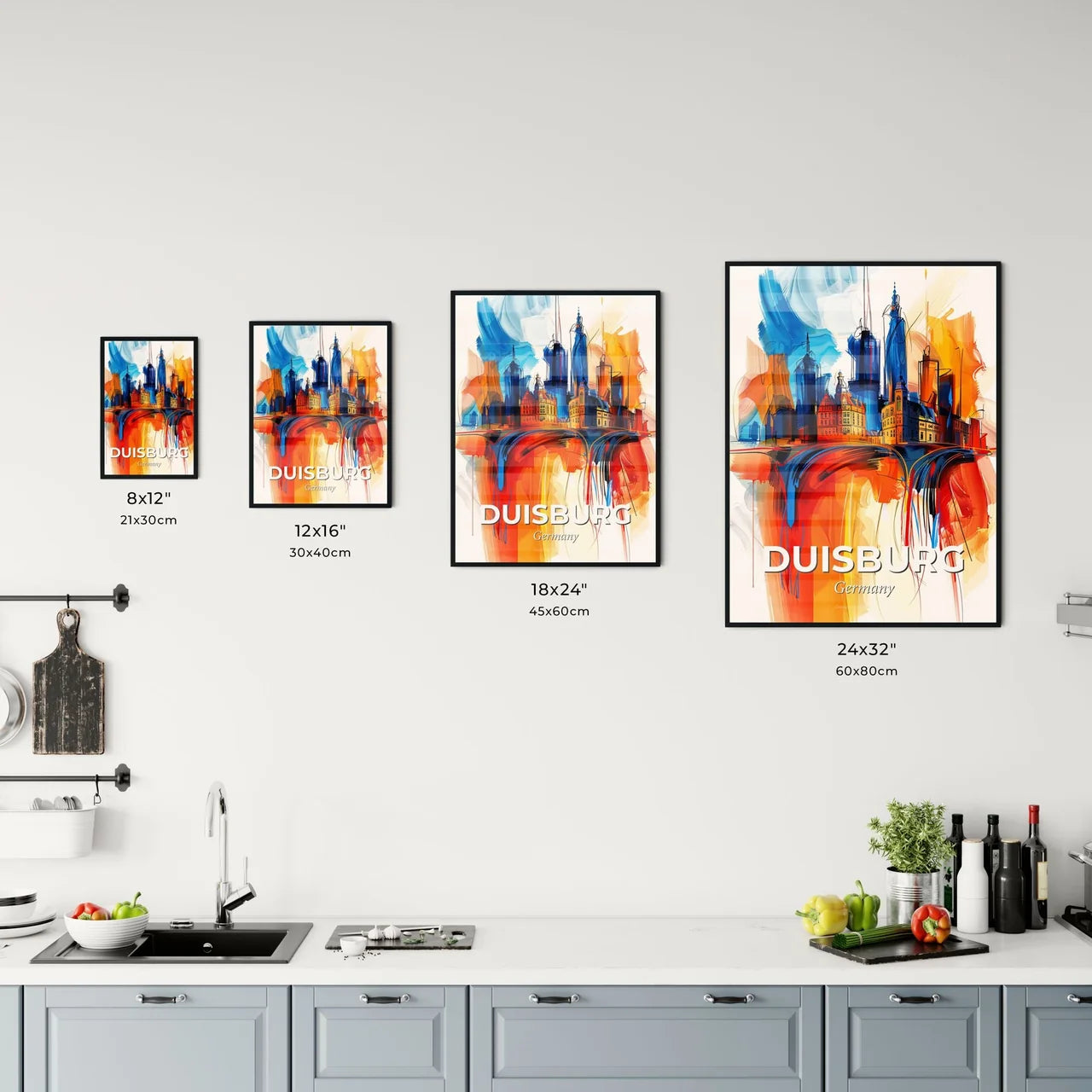 Vibrant Duisburg, Germany Kitchen Art