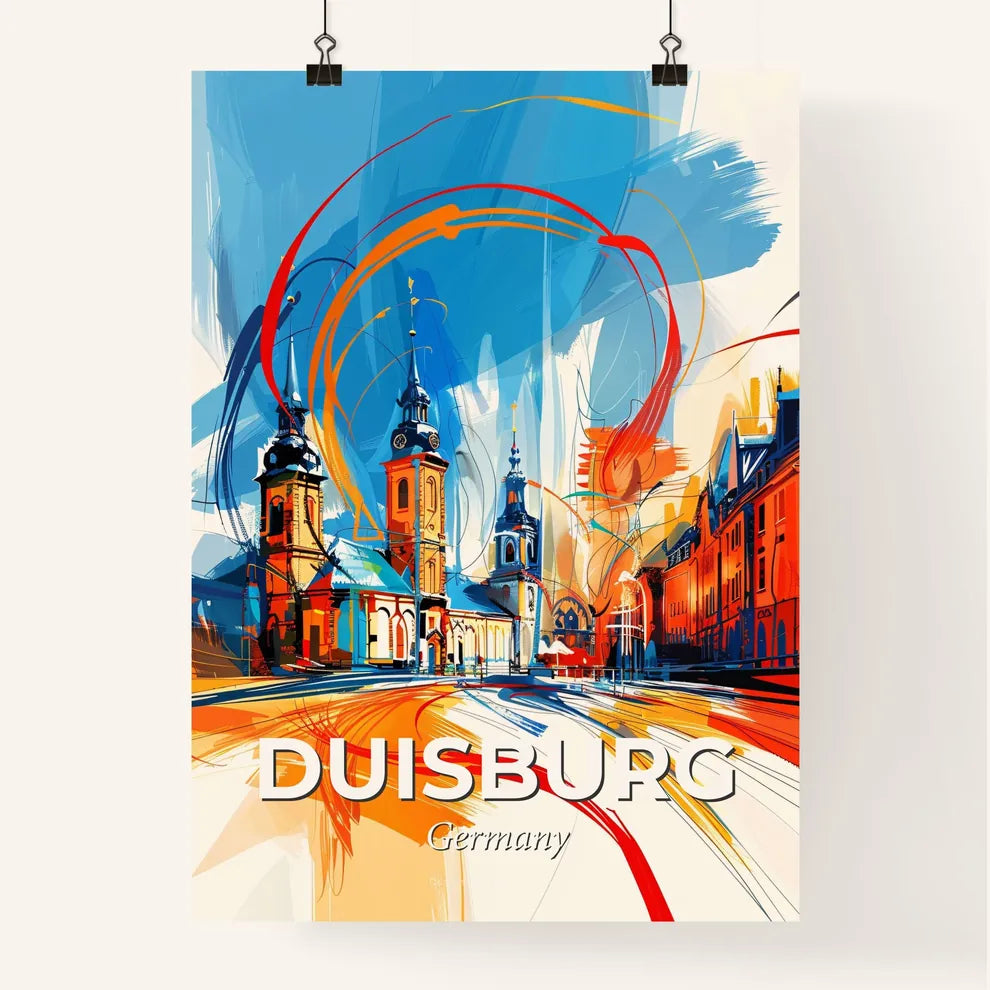Vibrant Duisburg, Germany Poster