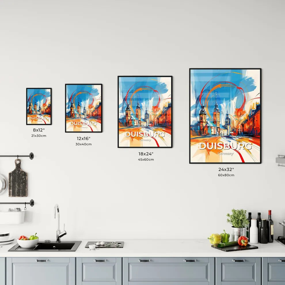 Vibrant Duisburg, Germany Kitchen Art