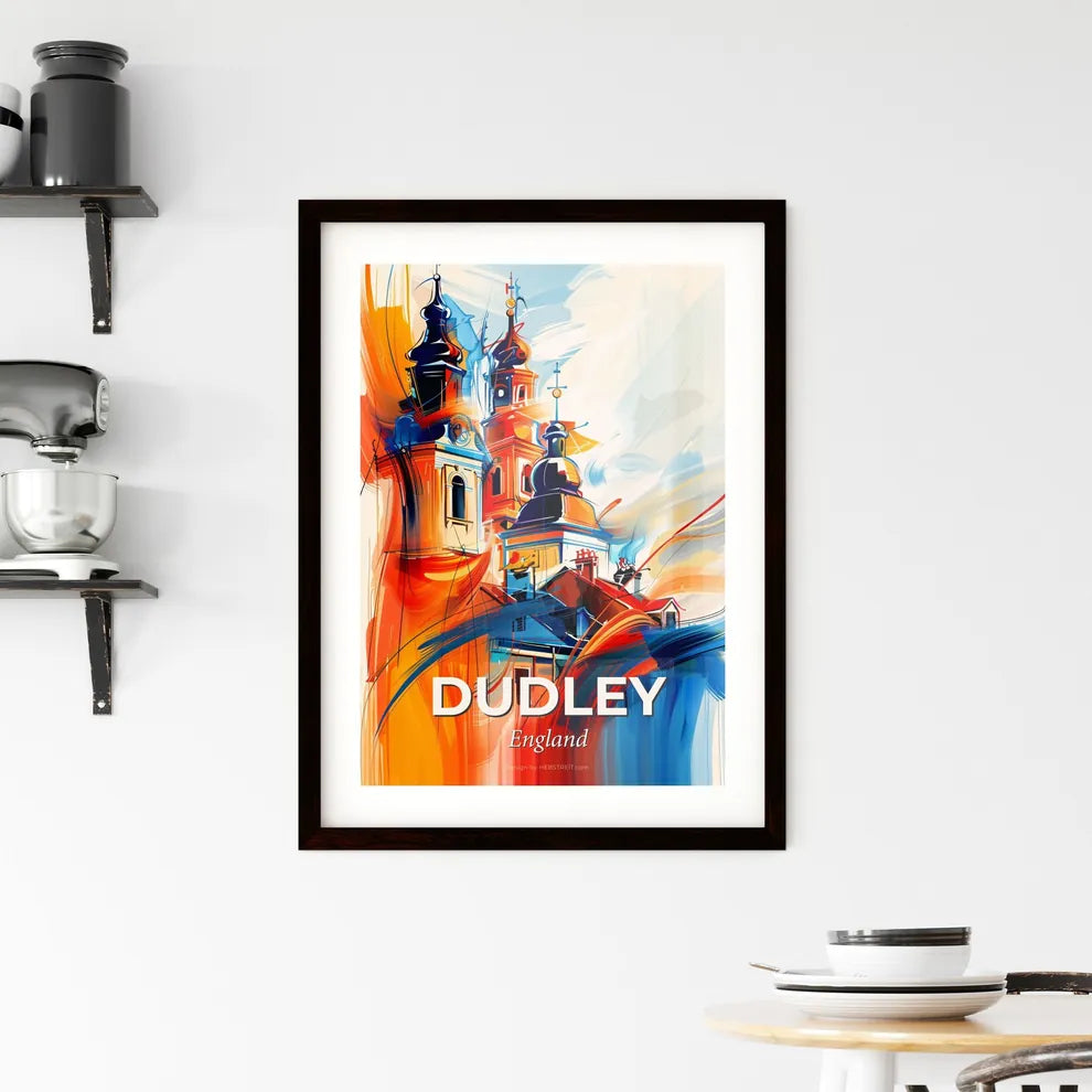 Vibrant Dudley, England Framed Print