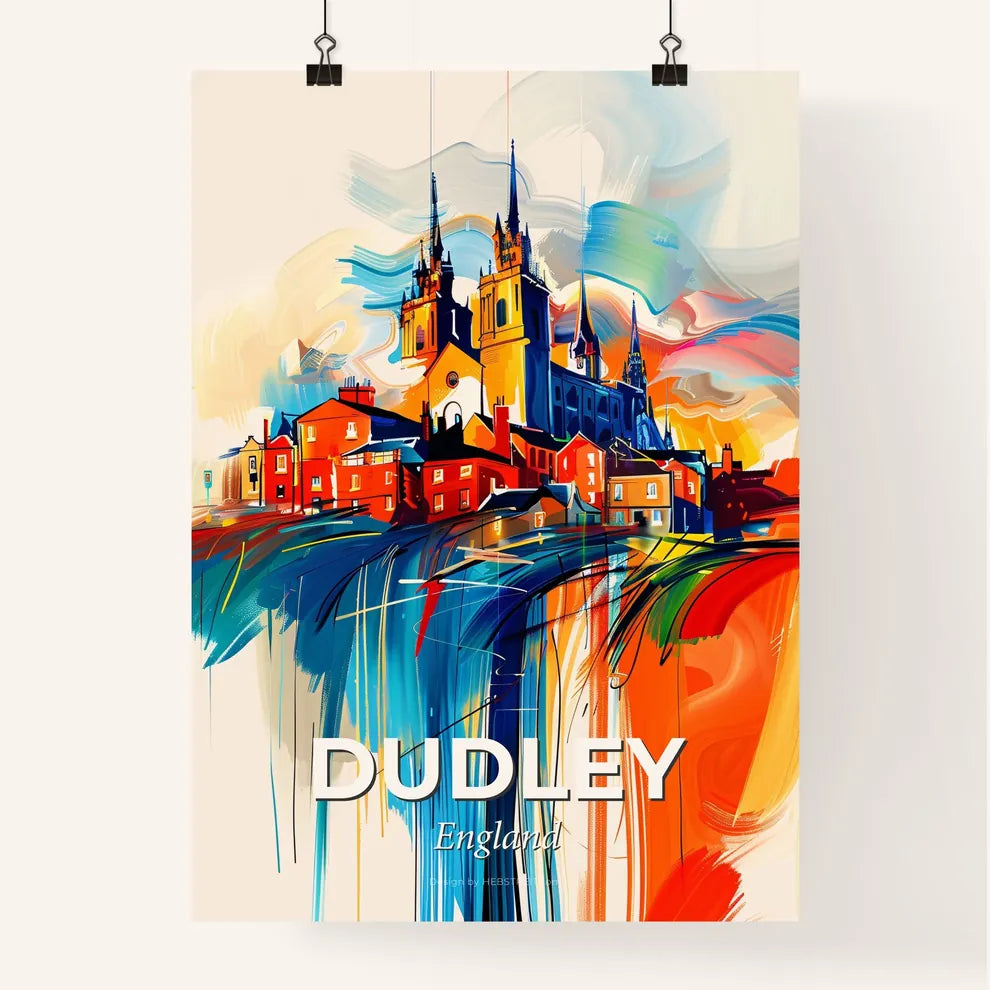 Vibrant Dudley, England Poster