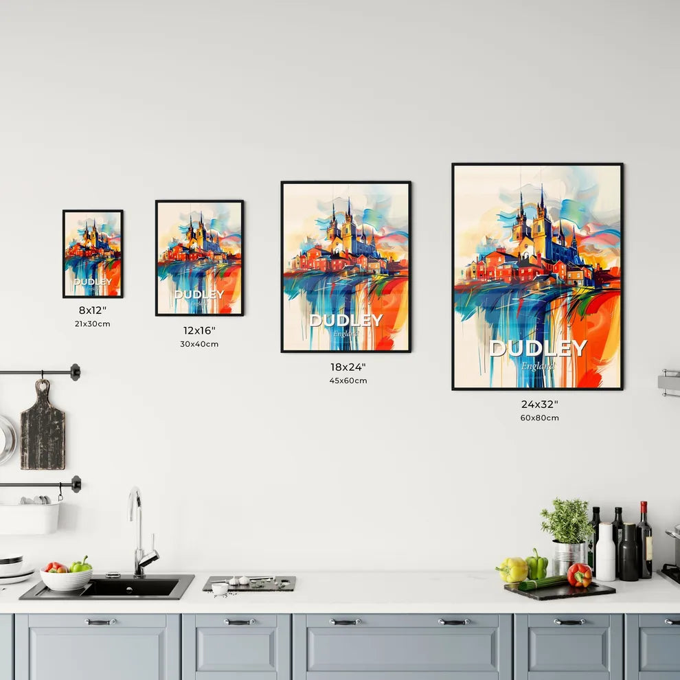 Vibrant Dudley, England Kitchen Art