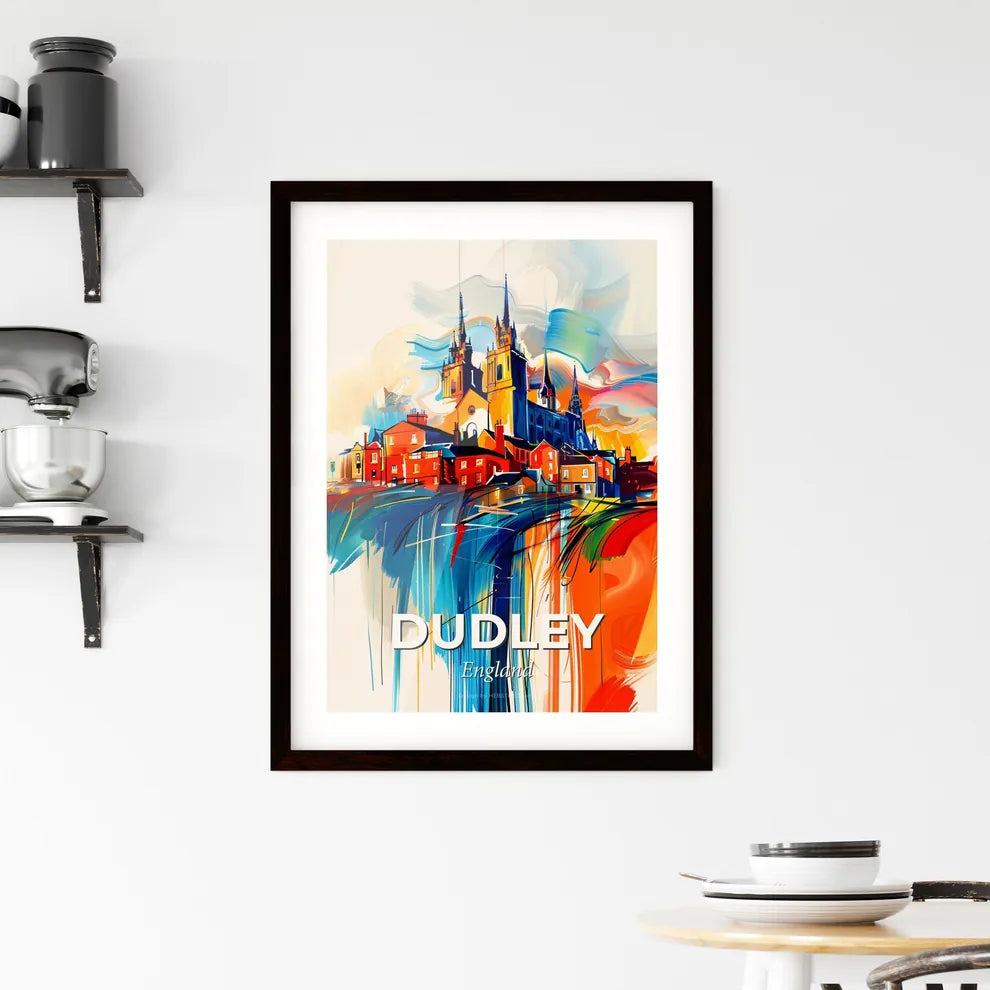 Vibrant Dudley, England Framed Print
