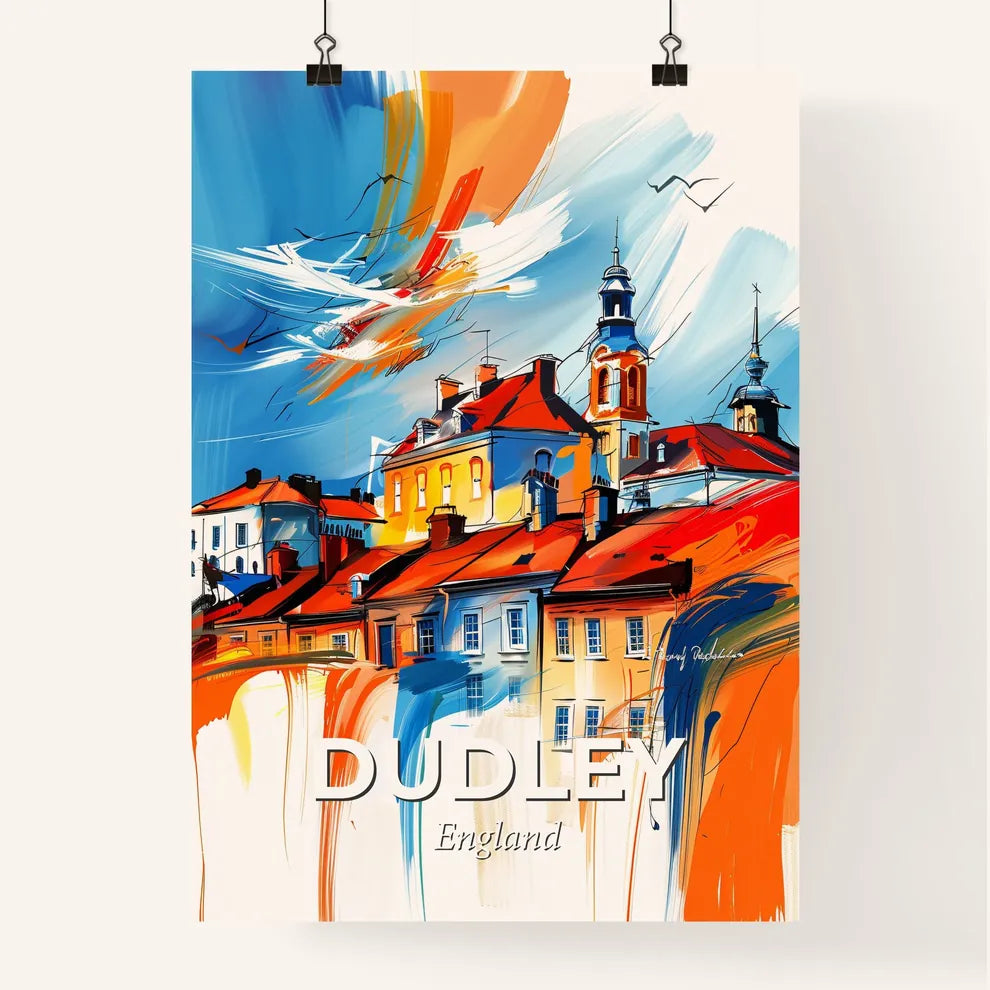 Vibrant Dudley, England Poster