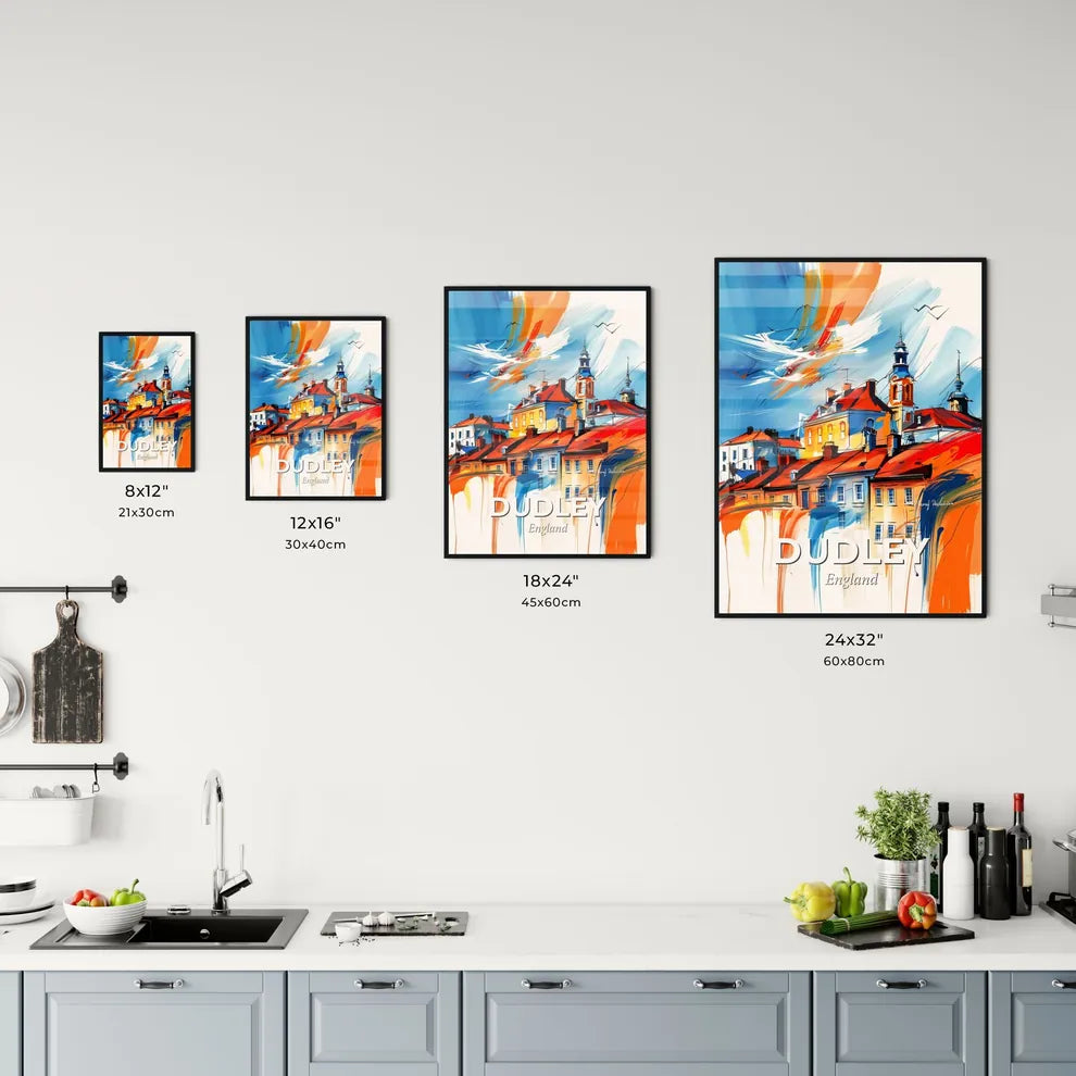 Vibrant Dudley, England Kitchen Art