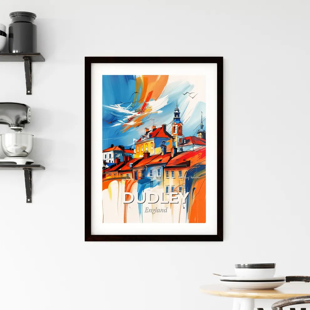 Vibrant Dudley, England Framed Print