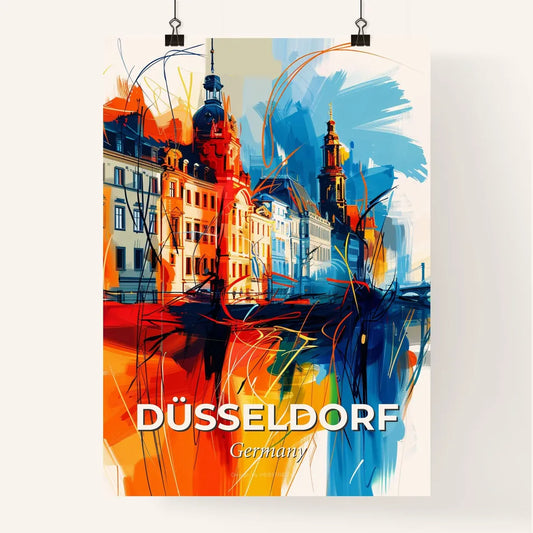 Vibrant Düsseldorf, Germany Poster