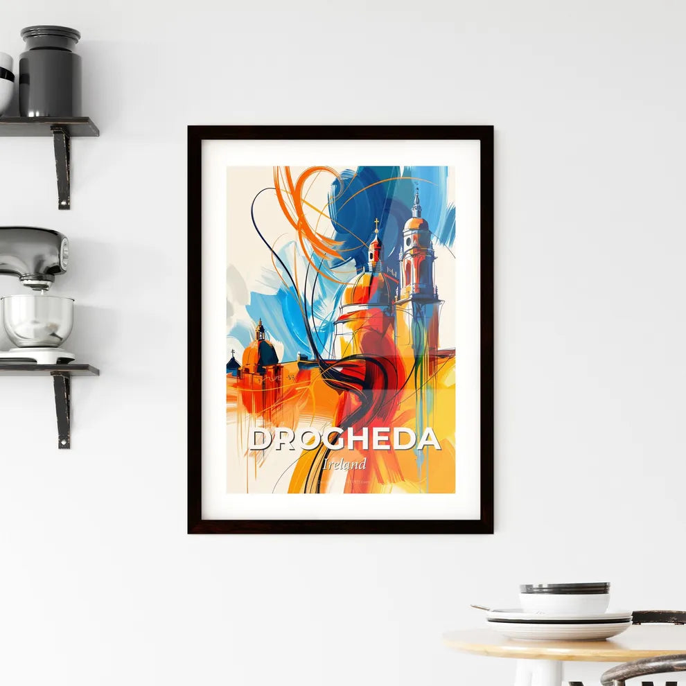 Vibrant Drogheda, Ireland Framed Print