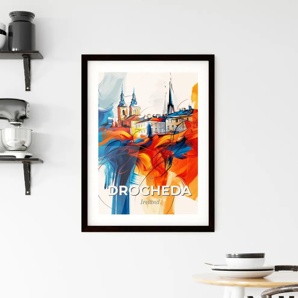 Vibrant Drogheda, Ireland Framed Print