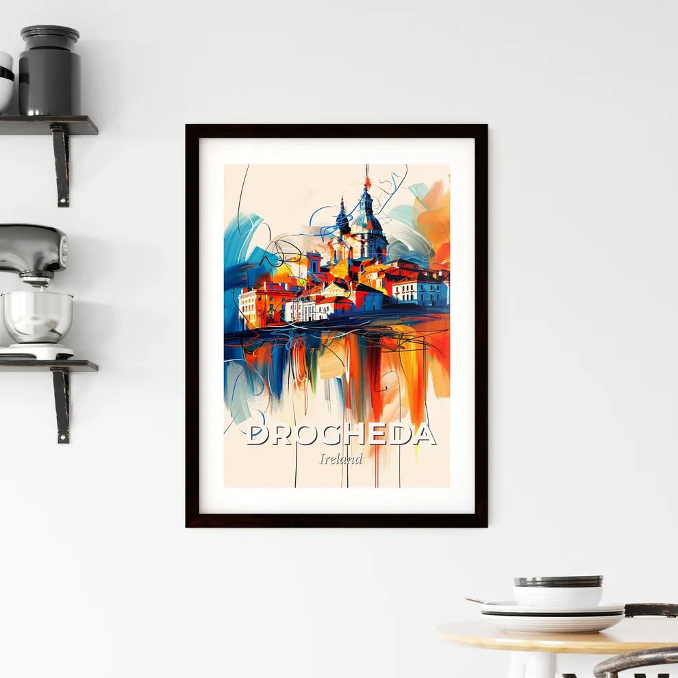 Vibrant Drogheda, Ireland Framed Print