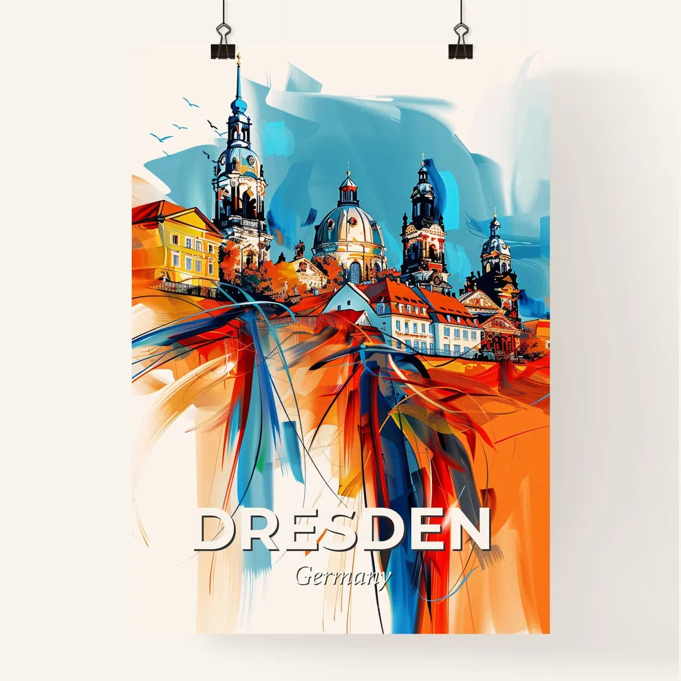Vibrant Dresden, Germany Poster