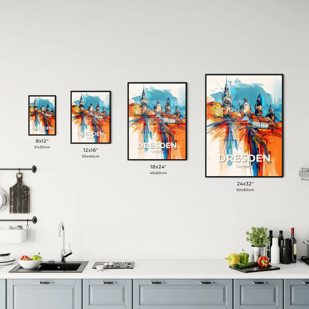 Vibrant Dresden, Germany Kitchen Art