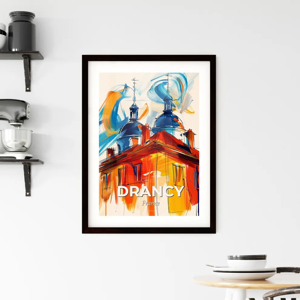 Vibrant Drancy, France Framed Print