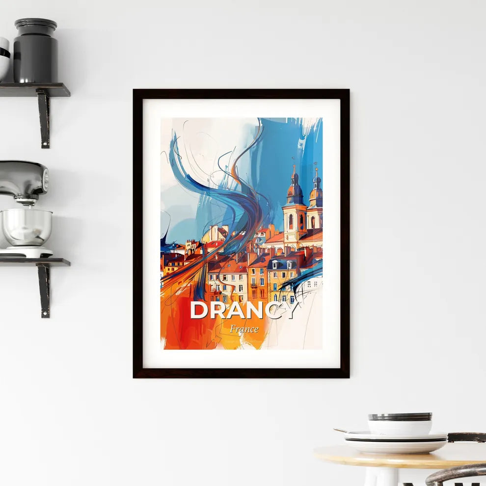 Vibrant Drancy, France Framed Print