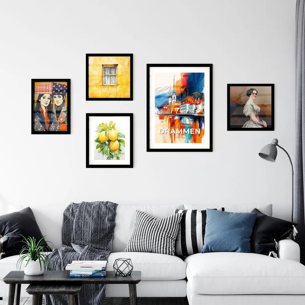 Vibrant Drammen, Norway Wall Art Collection