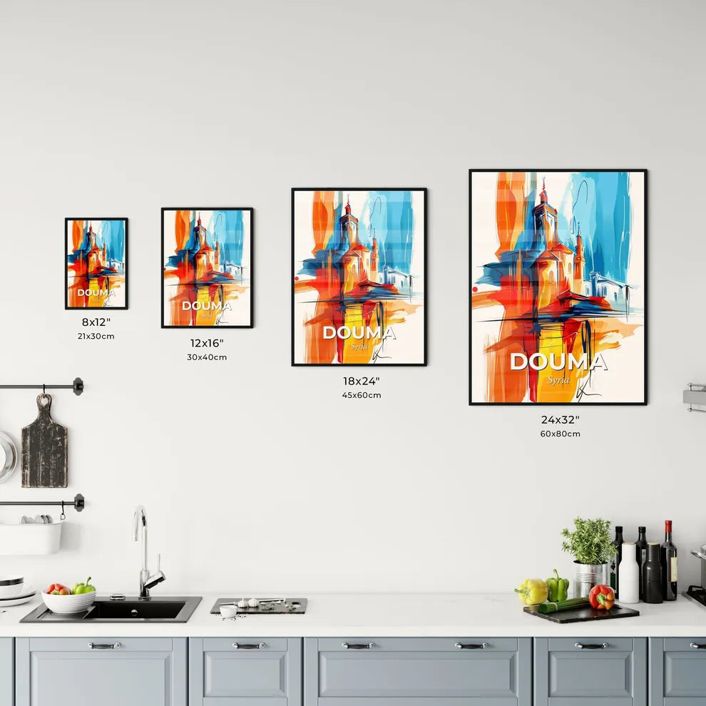 Vibrant Douma, Syria Kitchen Art