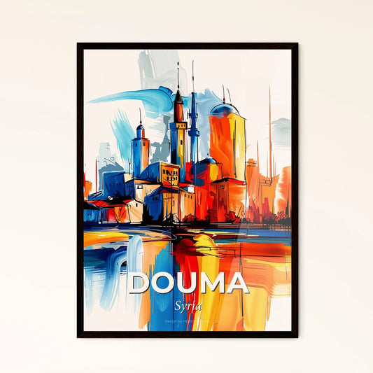 Vibrant Douma, Syria Art Print