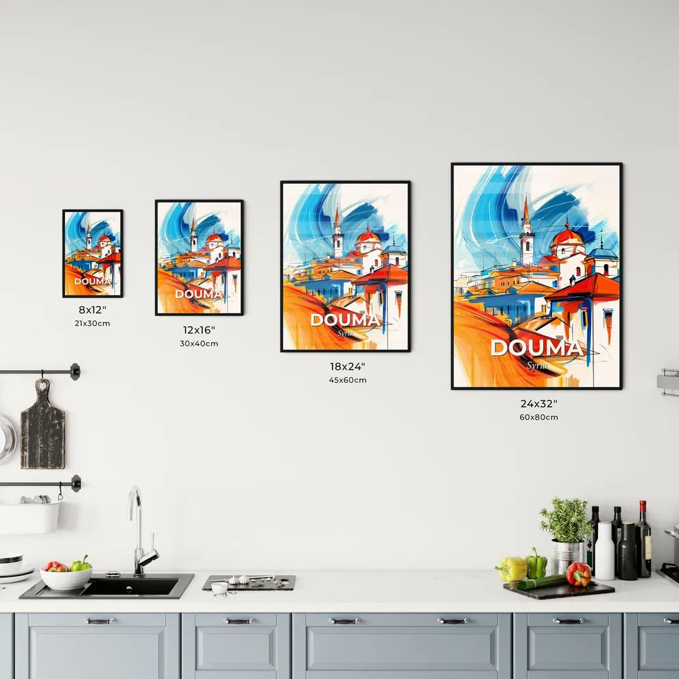 Vibrant Douma, Syria Kitchen Art