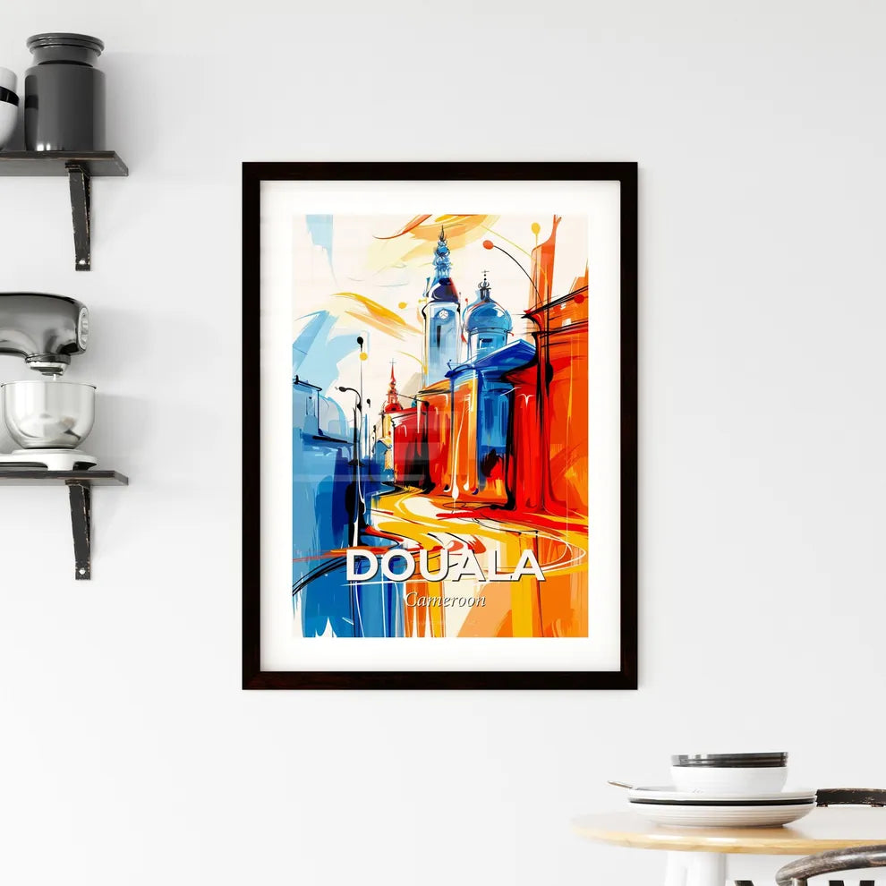 Vibrant Douala, Cameroon Framed Print